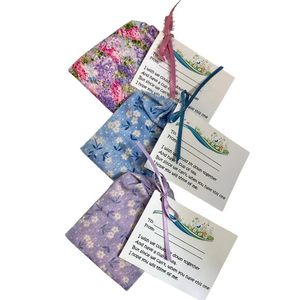 Handcrafted Fabric Gift Bags‎ with Gift Tags